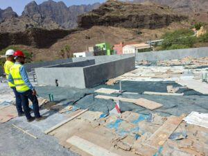 UGPE realiza visita técnica para acompanhar o andamento das obras do novo Centro de Saúde de Ribeira das Patas