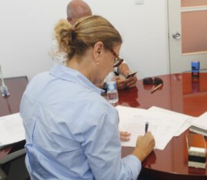 Assinatura da Consignação da Obra do Centro de Saúde de Monte Sossego